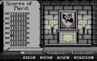 Beyond Dark Castle screenshot 3 for Commodore 64